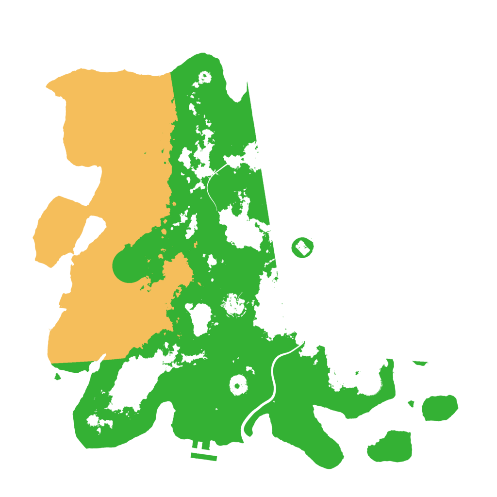 Biome Rust Map: Procedural Map, Size: 3850, Seed: 2010365415