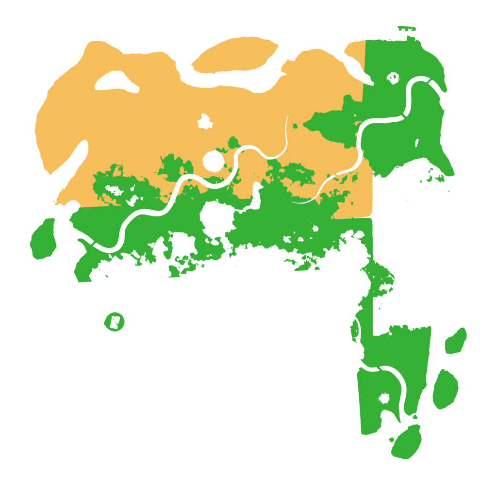 Biome Rust Map: Procedural Map, Size: 4200, Seed: 325468