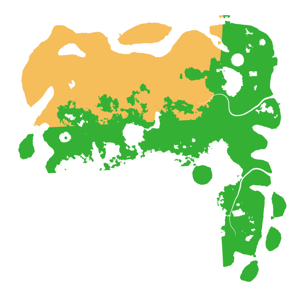 Biome Rust Map: Procedural Map, Size: 4200, Seed: 325468