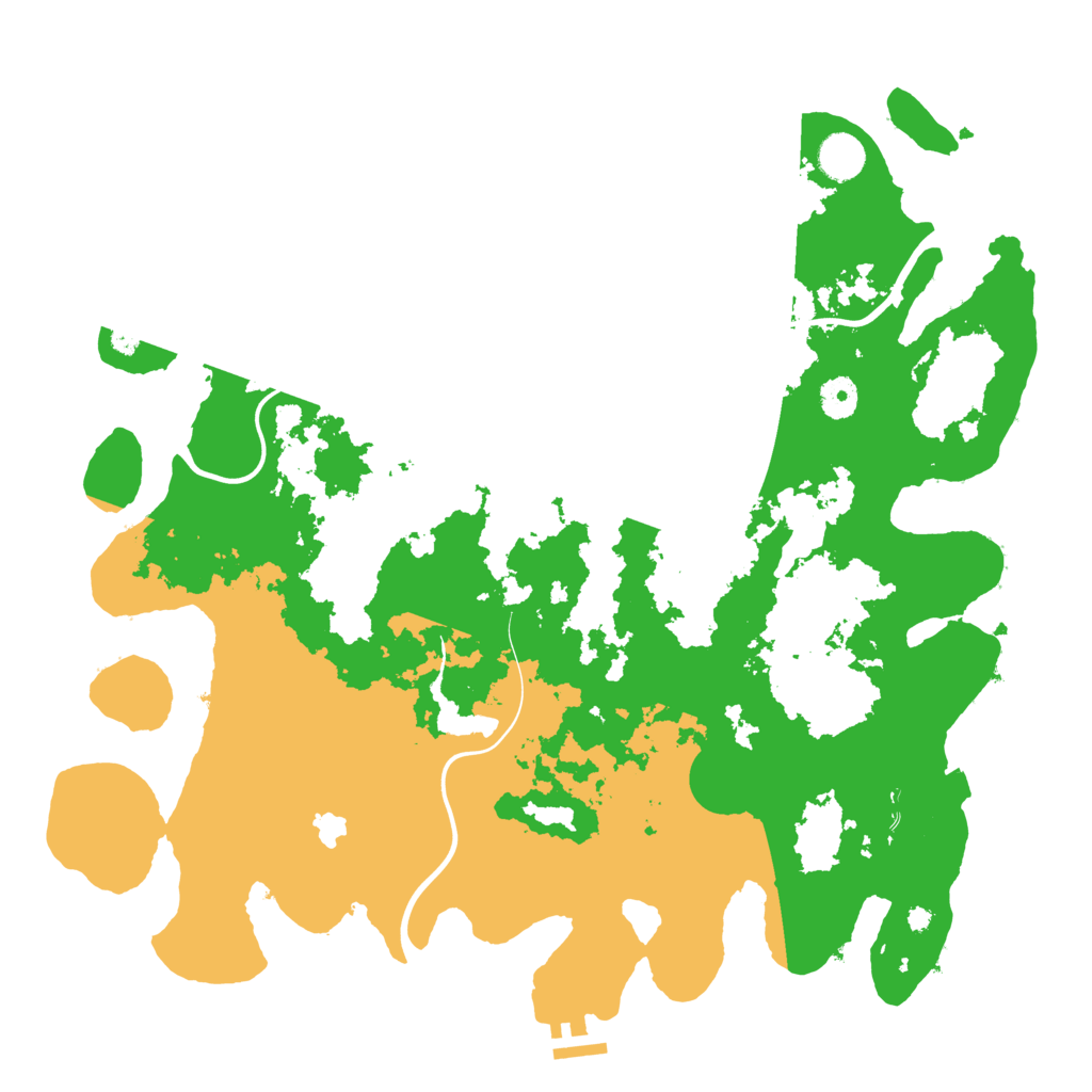 Biome Rust Map: Procedural Map, Size: 4096, Seed: 457877