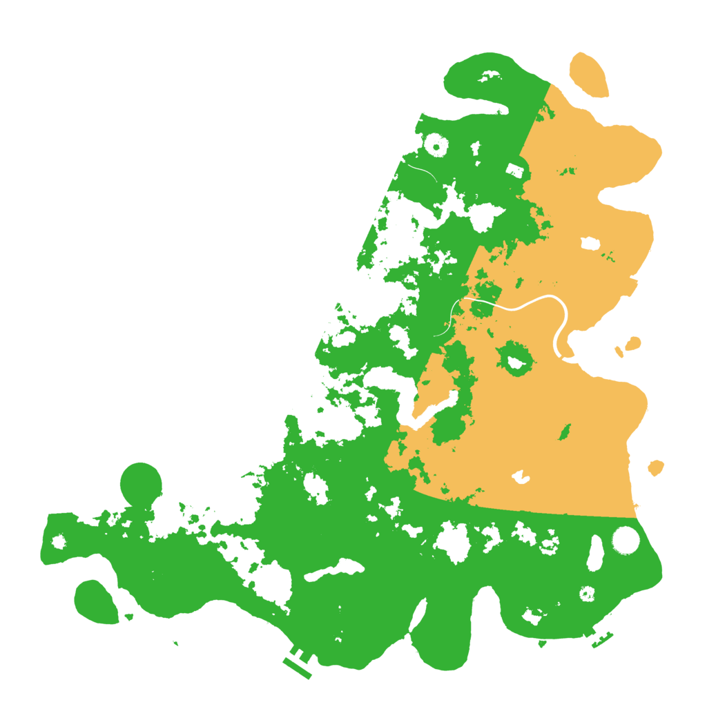 Biome Rust Map: Procedural Map, Size: 4500, Seed: 1040186243