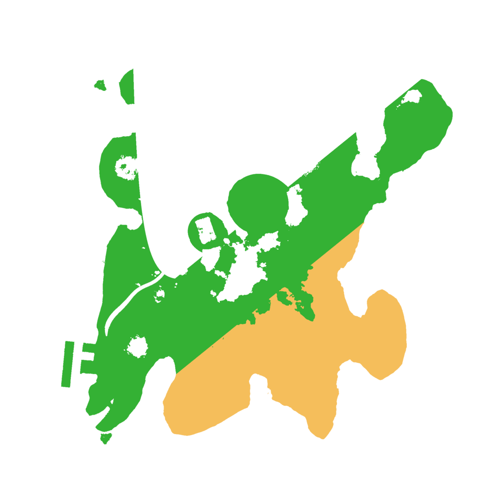 Biome Rust Map: Procedural Map, Size: 2200, Seed: 628342