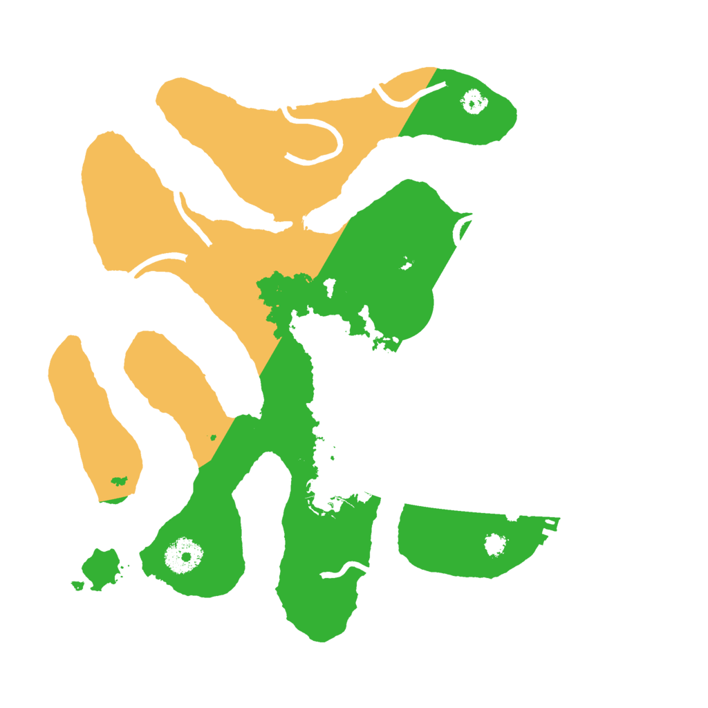 Biome Rust Map: Procedural Map, Size: 3000, Seed: 48688033