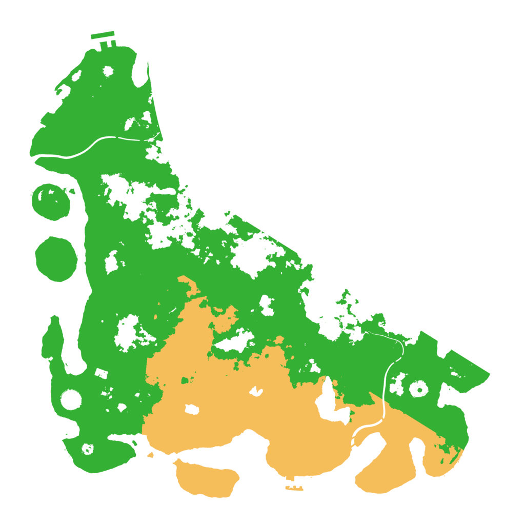 Biome Rust Map: Procedural Map, Size: 4500, Seed: 516546