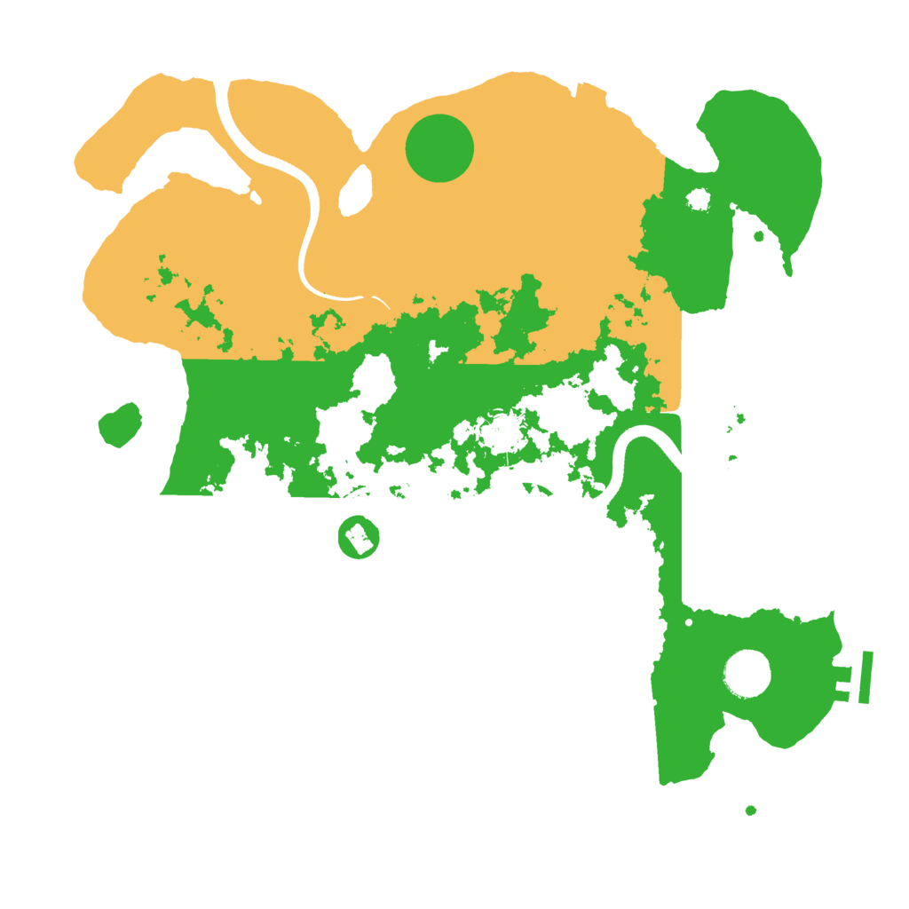 Biome Rust Map: Procedural Map, Size: 3511, Seed: 404040