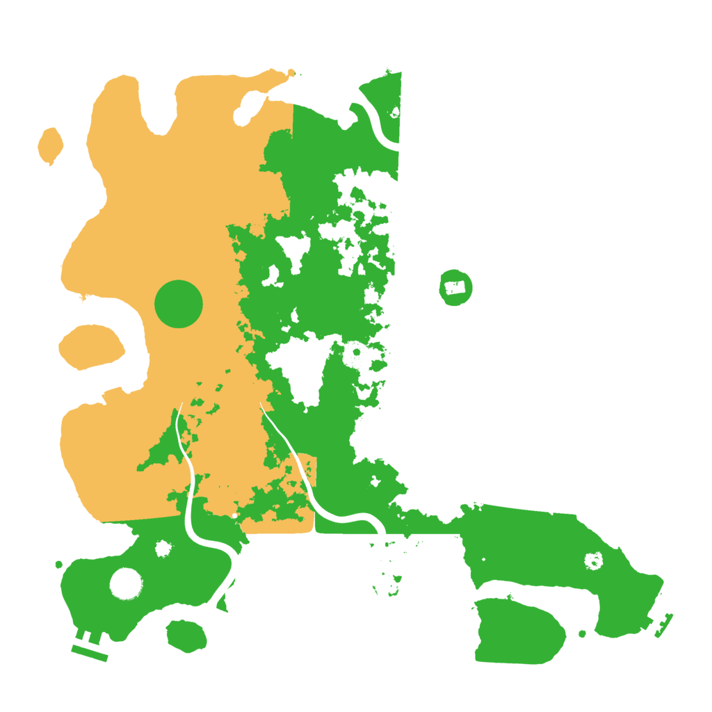 Biome Rust Map: Procedural Map, Size: 3900, Seed: 21871110