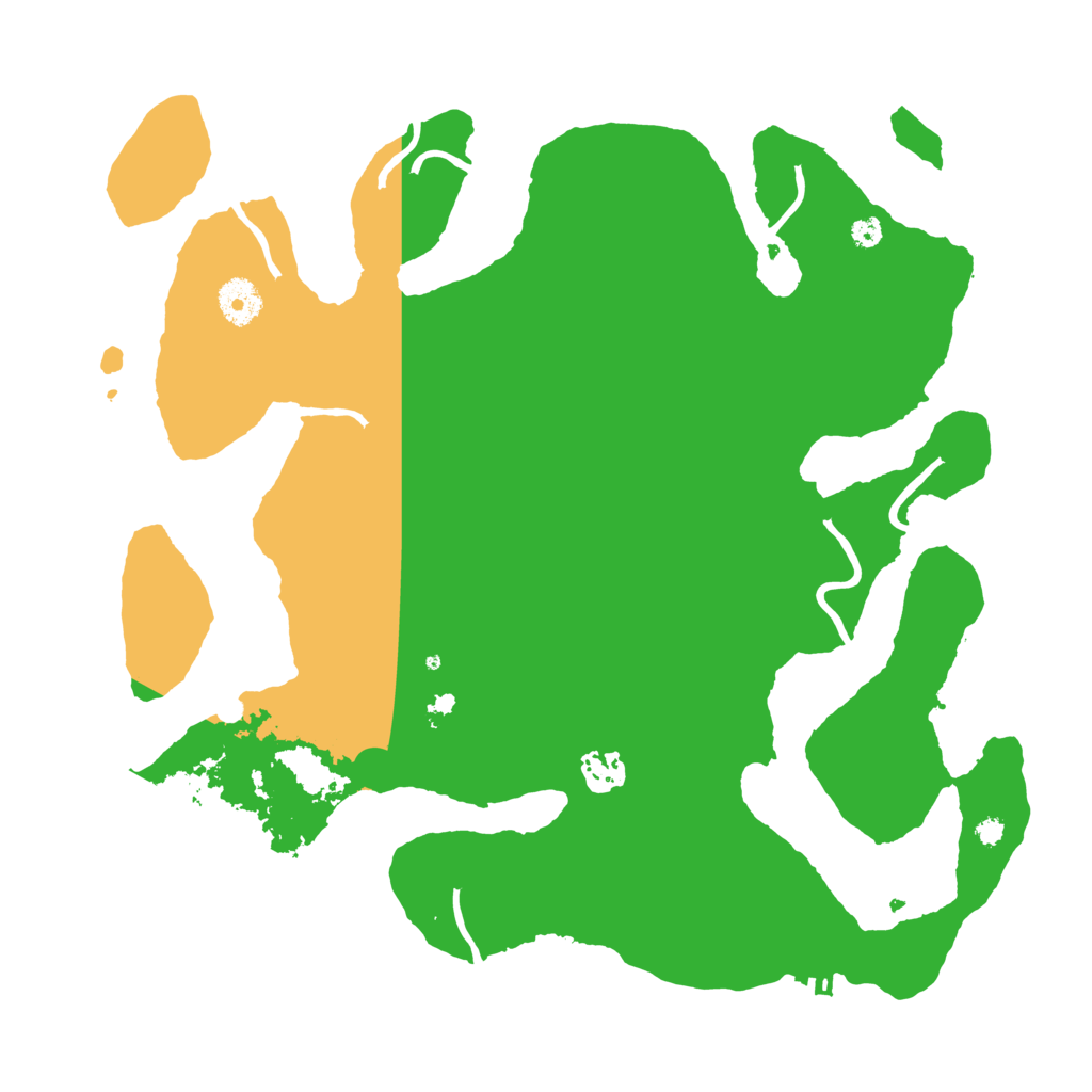 Biome Rust Map: Procedural Map, Size: 3700, Seed: 21563151