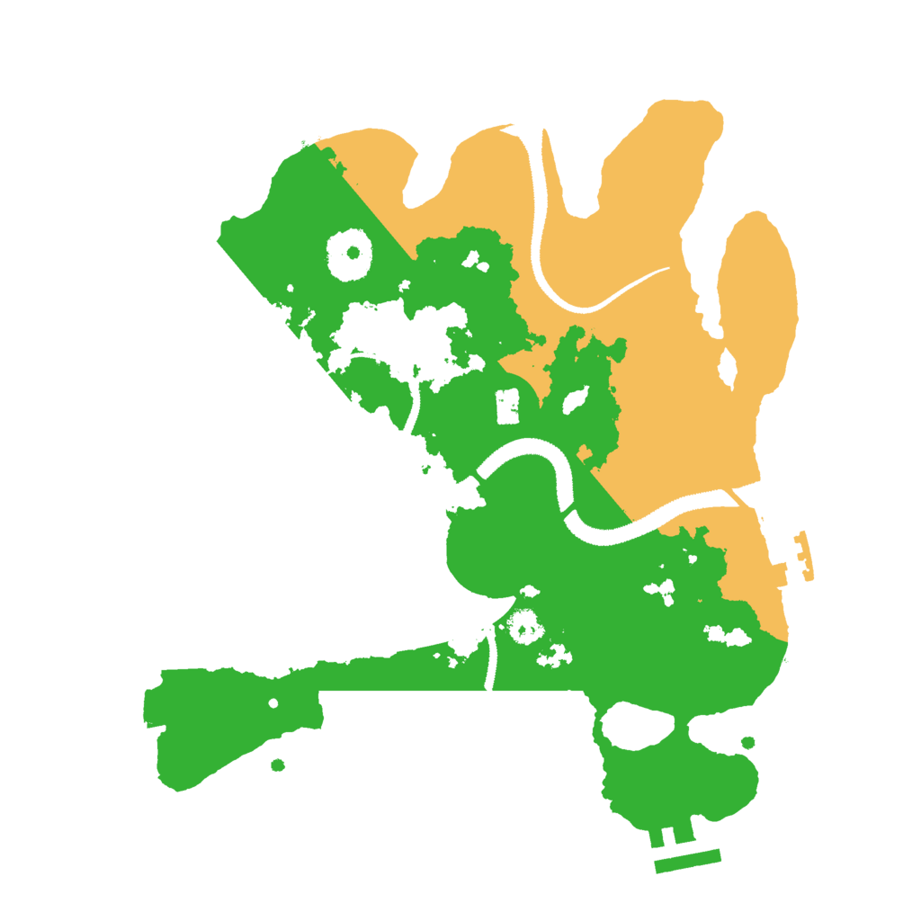 Biome Rust Map: Procedural Map, Size: 2800, Seed: 465121