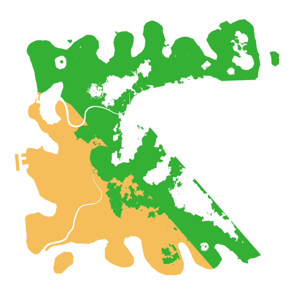 Biome Rust Map: Procedural Map, Size: 3600, Seed: 743432769