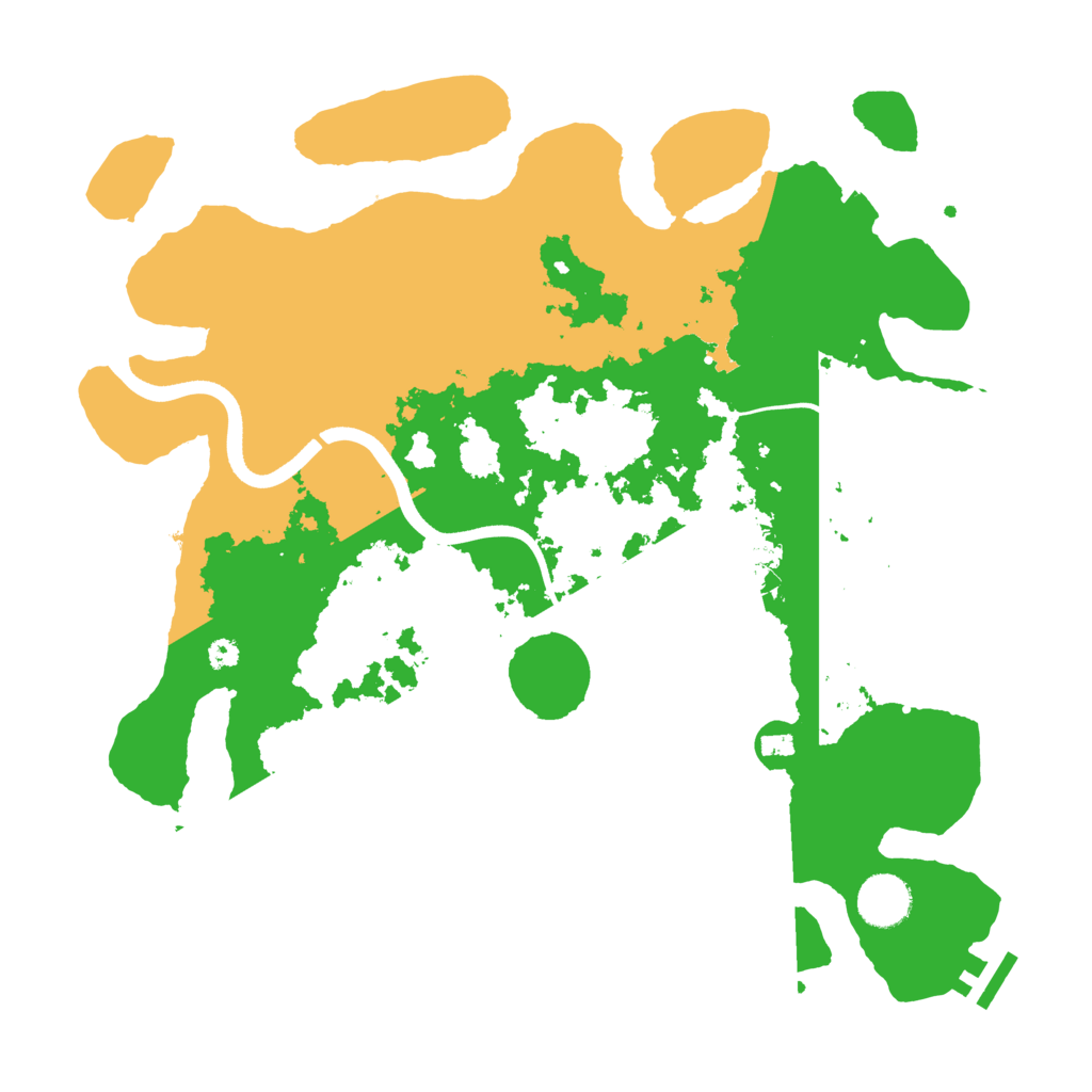 Biome Rust Map: Procedural Map, Size: 3600, Seed: 1448919350