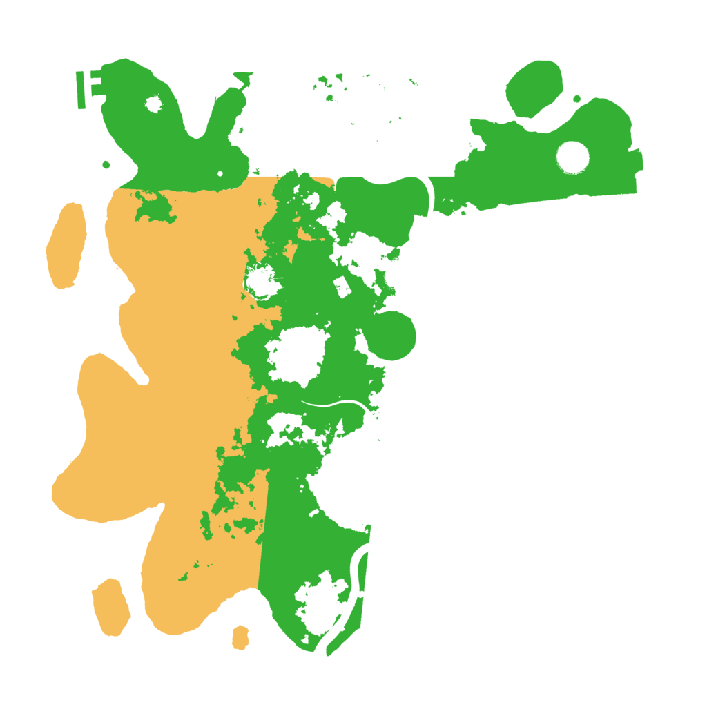 Biome Rust Map: Procedural Map, Size: 3800, Seed: 3031