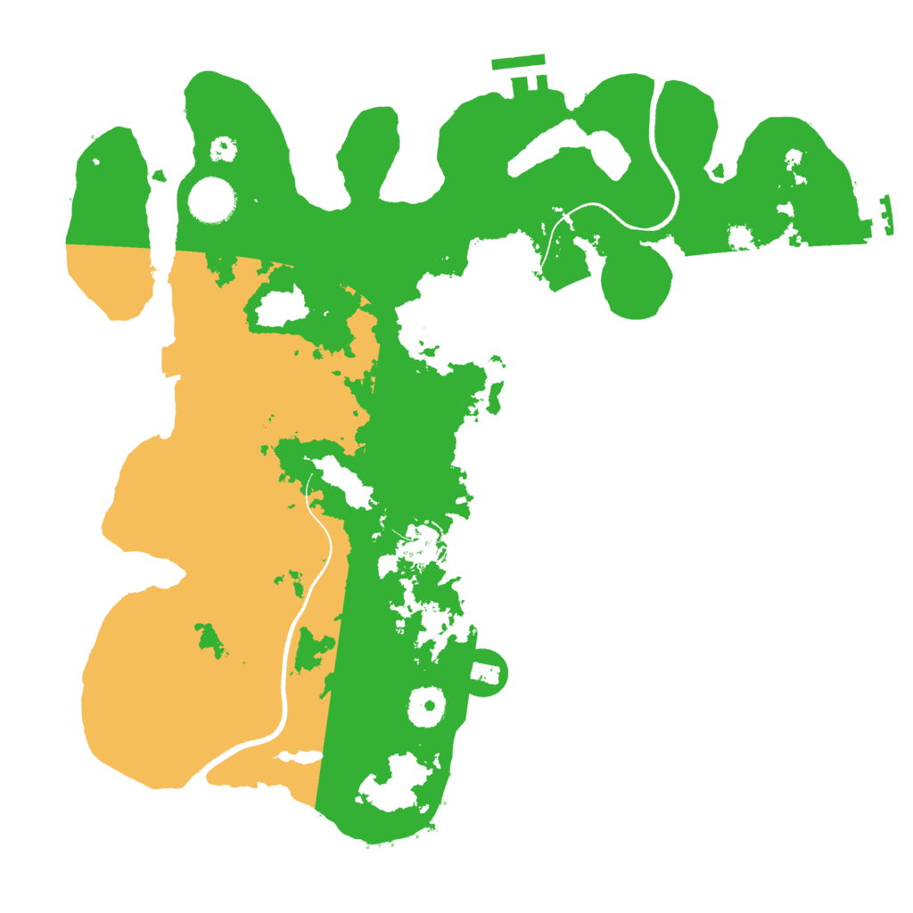 Biome Rust Map: Procedural Map, Size: 3450, Seed: 2204554