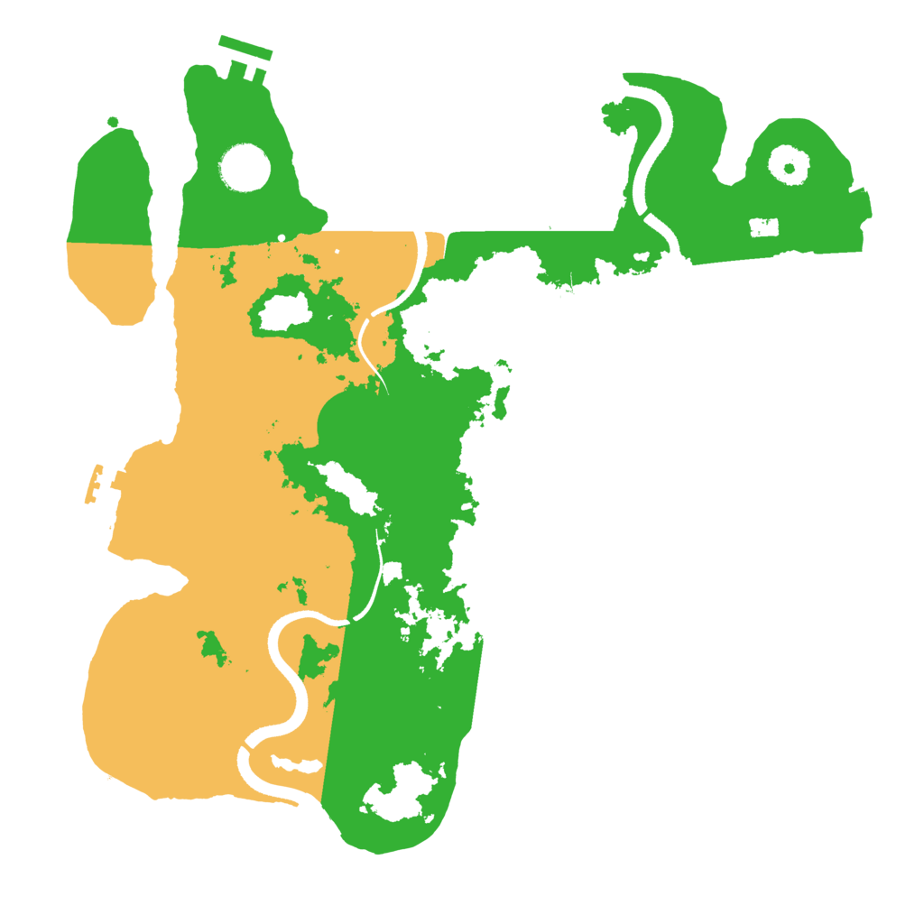 Biome Rust Map: Procedural Map, Size: 3450, Seed: 2204554