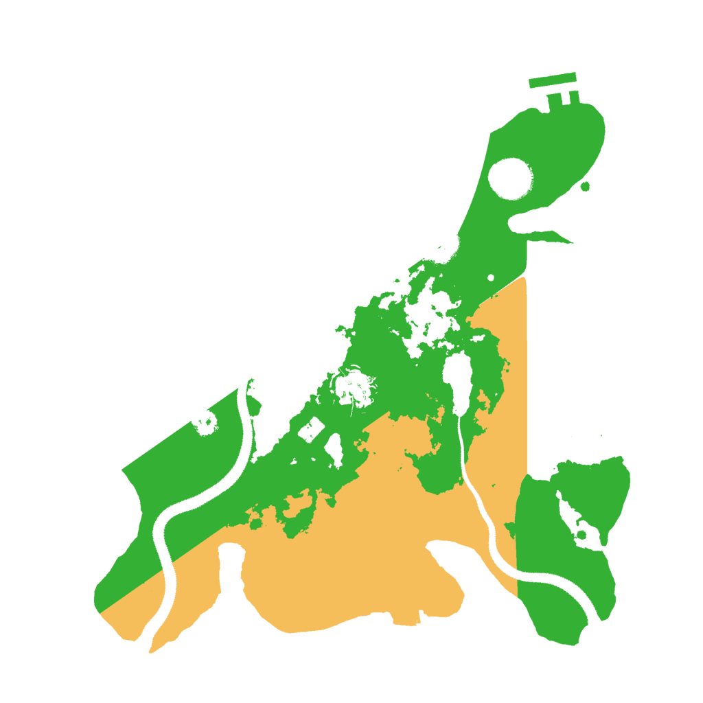 Biome Rust Map: Procedural Map, Size: 3000, Seed: 20630
