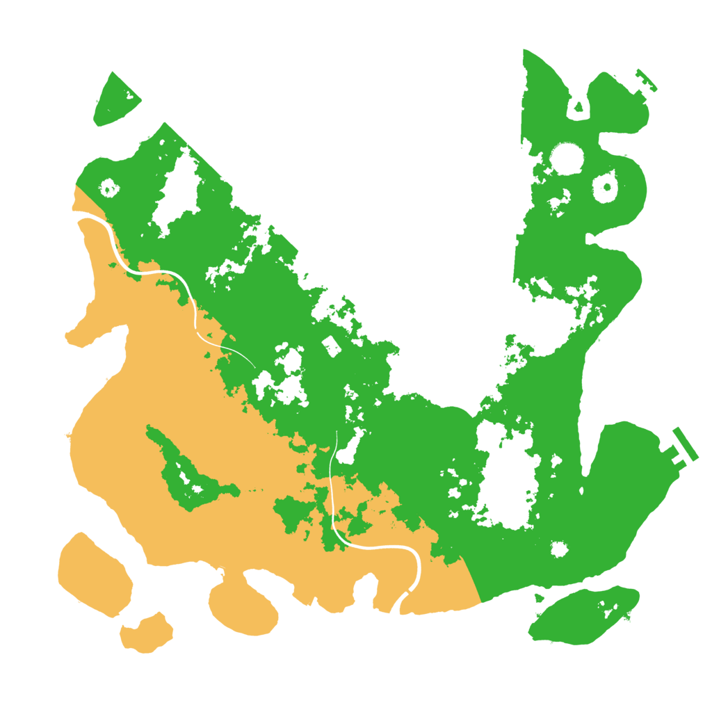 Biome Rust Map: Procedural Map, Size: 3850, Seed: 2075127876