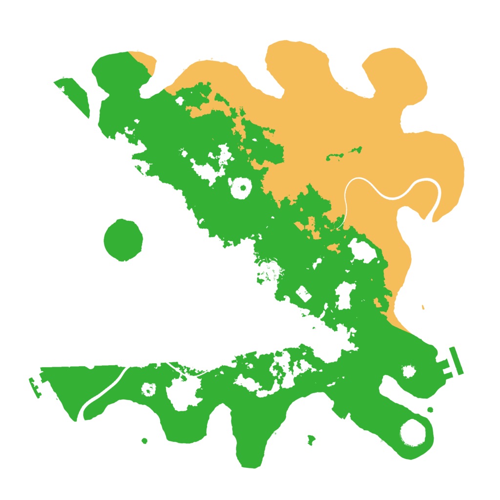 Biome Rust Map: Procedural Map, Size: 3500, Seed: 510316233