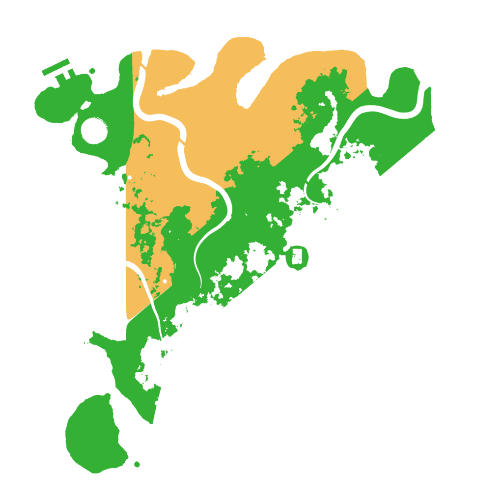Biome Rust Map: Procedural Map, Size: 3500, Seed: 1757962802
