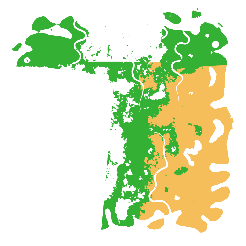 Biome Rust Map: Procedural Map, Size: 6000, Seed: 303571714