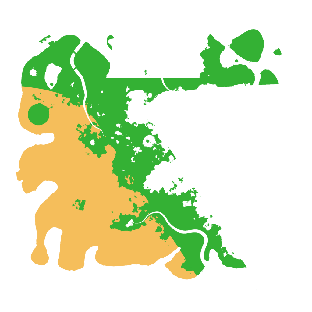 Biome Rust Map: Procedural Map, Size: 3850, Seed: 41307574