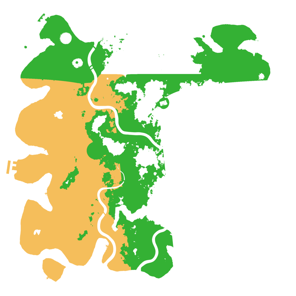 Biome Rust Map: Procedural Map, Size: 4500, Seed: 835215558