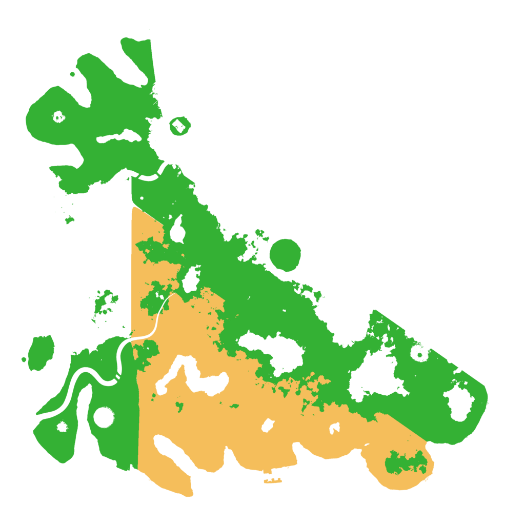 Biome Rust Map: Procedural Map, Size: 4500, Seed: 411015135
