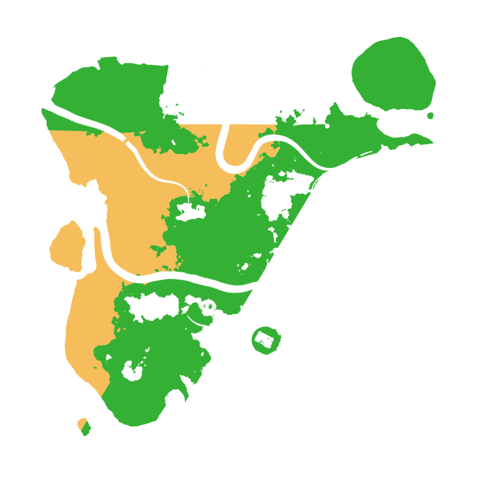 Biome Rust Map: Procedural Map, Size: 3000, Seed: 712738932