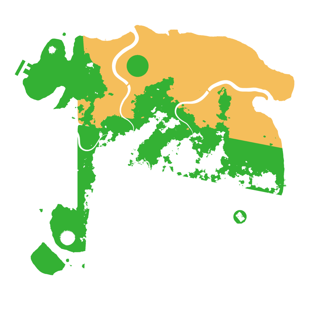 Biome Rust Map: Procedural Map, Size: 3750, Seed: 29764255