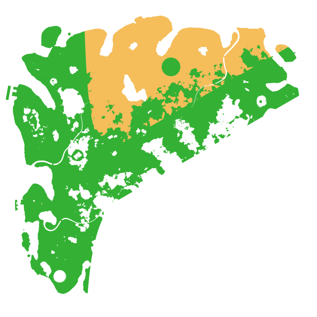 Biome Rust Map: Procedural Map, Size: 4500, Seed: 5082021