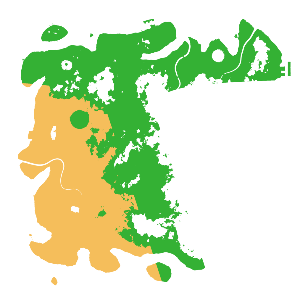 Biome Rust Map: Procedural Map, Size: 4300, Seed: 391149617