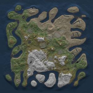 Thumbnail Rust Map: Procedural Map, Size: 4500, Seed: 449534958, 16 Monuments