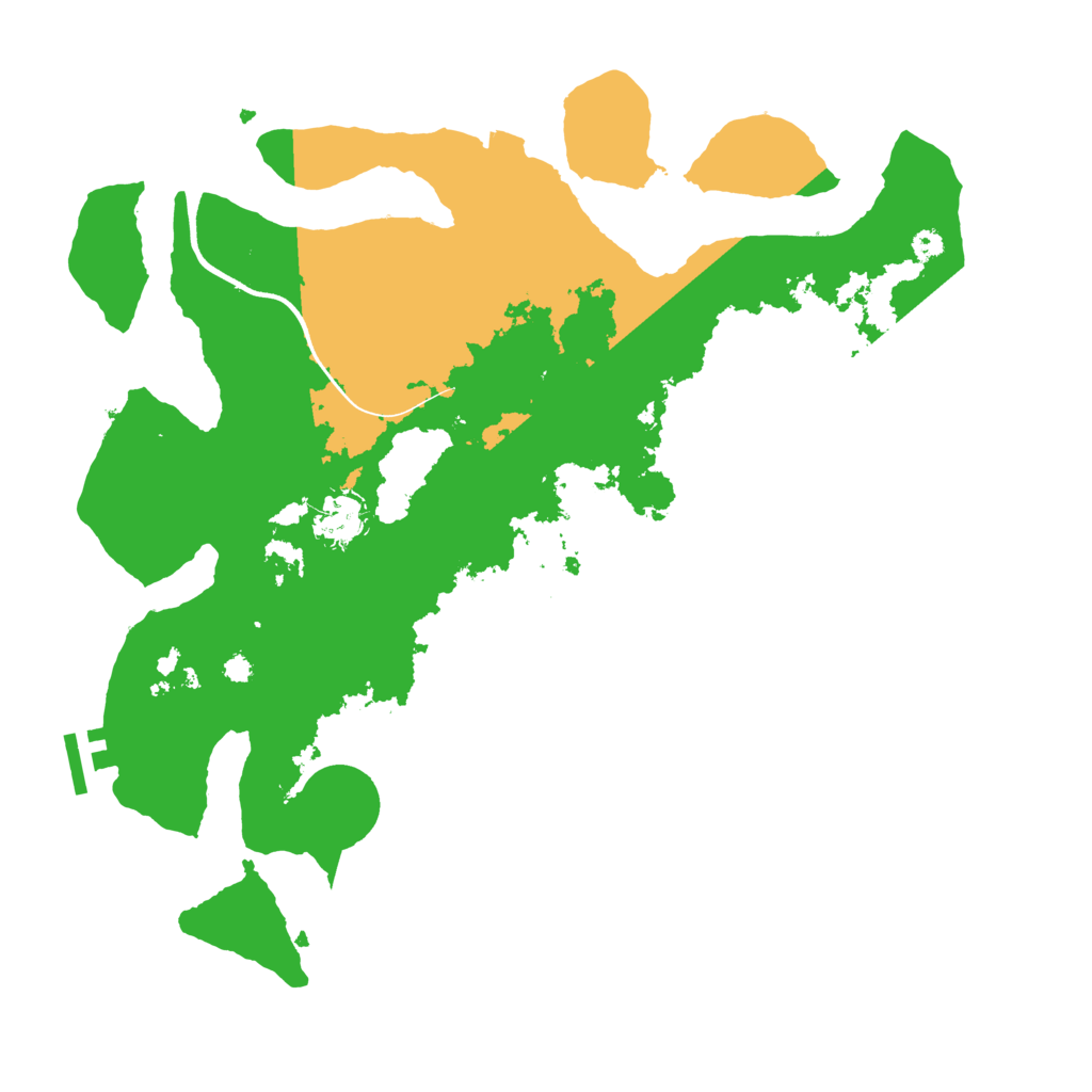 Biome Rust Map: Procedural Map, Size: 3600, Seed: 459682967
