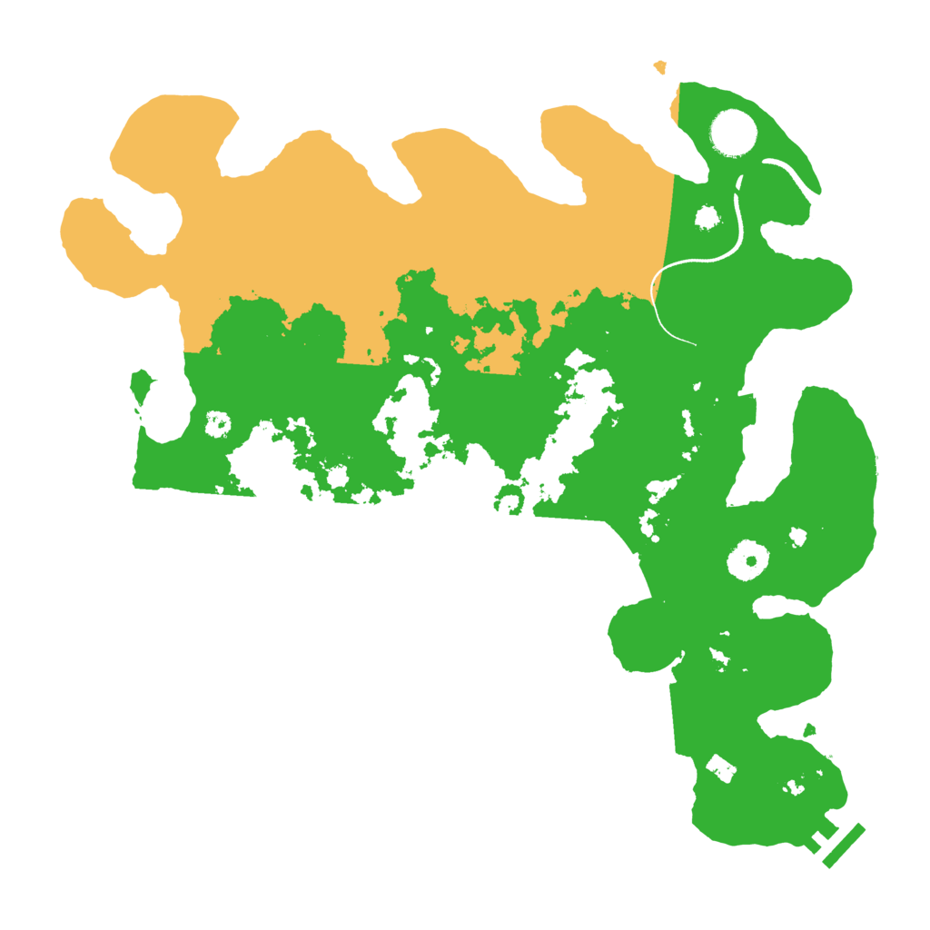 Biome Rust Map: Procedural Map, Size: 3500, Seed: 328436456