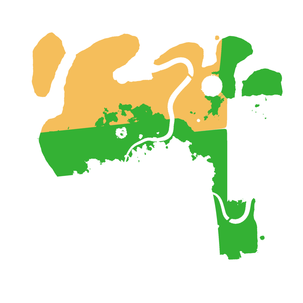 Biome Rust Map: Procedural Map, Size: 2700, Seed: 2100