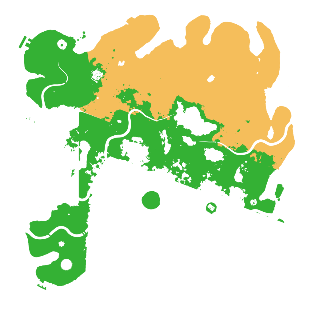 Biome Rust Map: Procedural Map, Size: 4900, Seed: 18000000