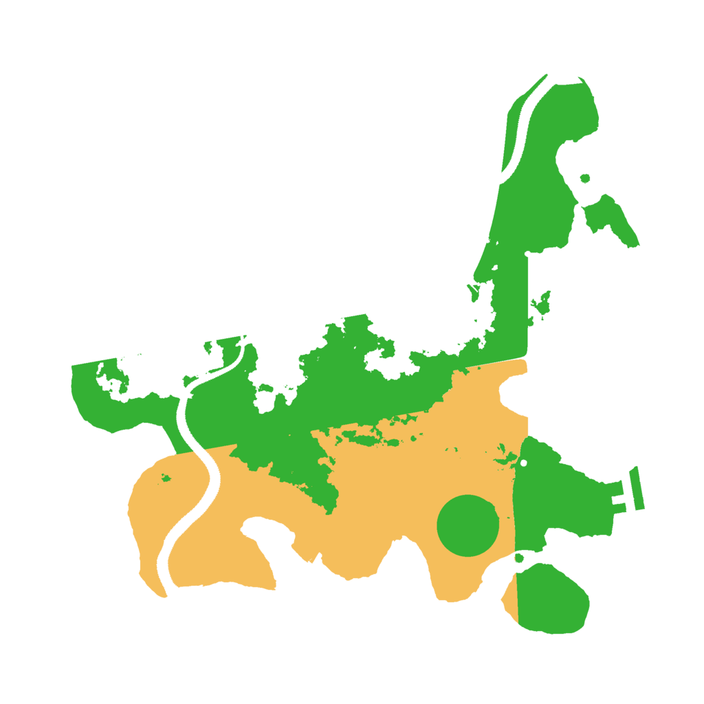 Biome Rust Map: Procedural Map, Size: 3000, Seed: 966722338