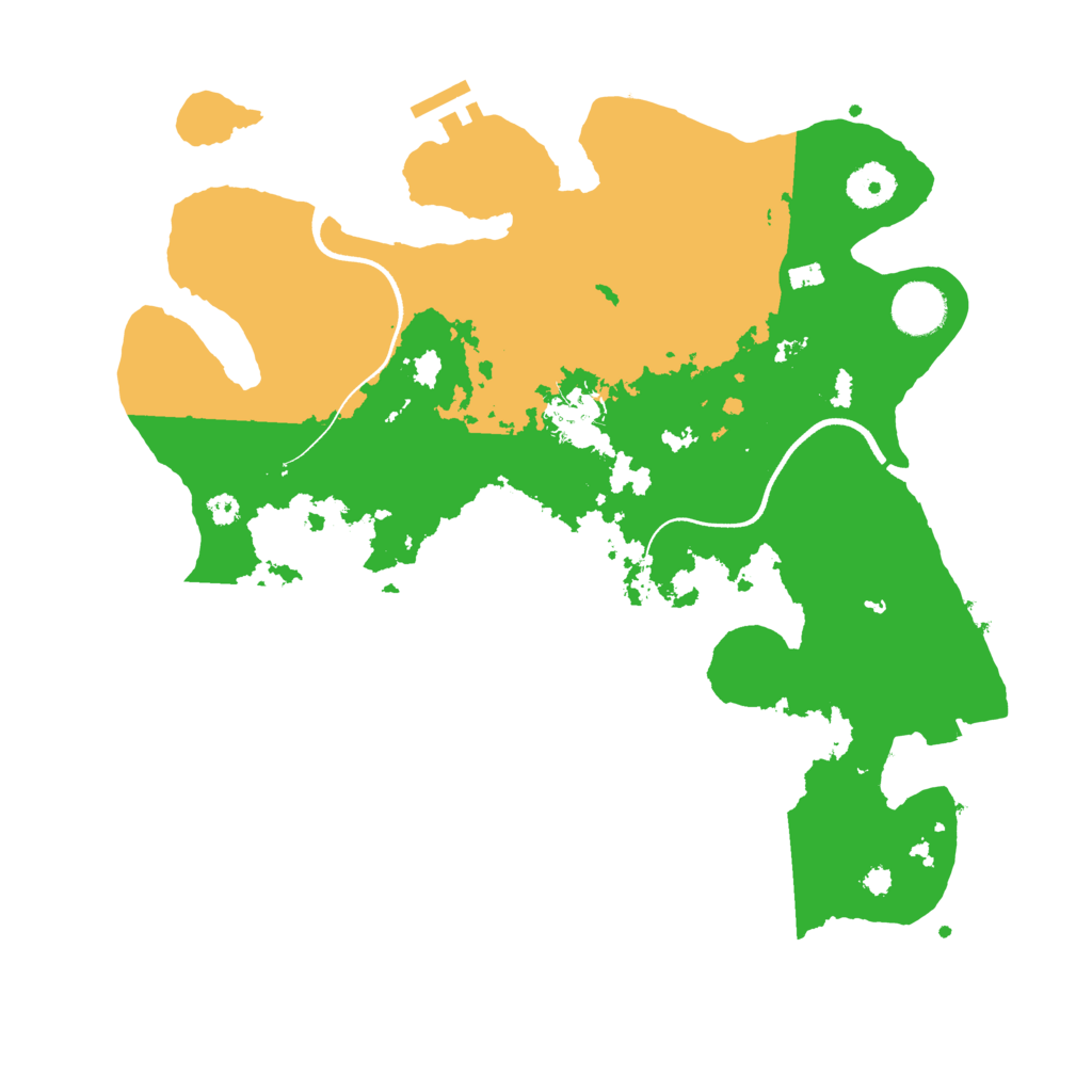 Biome Rust Map: Procedural Map, Size: 3550, Seed: 73529046