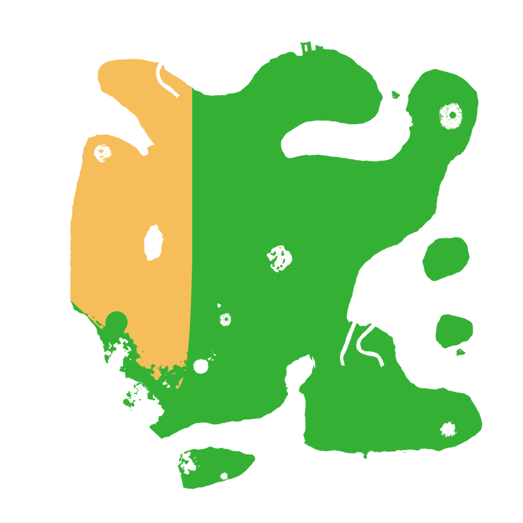 Biome Rust Map: Procedural Map, Size: 3200, Seed: 1453491249