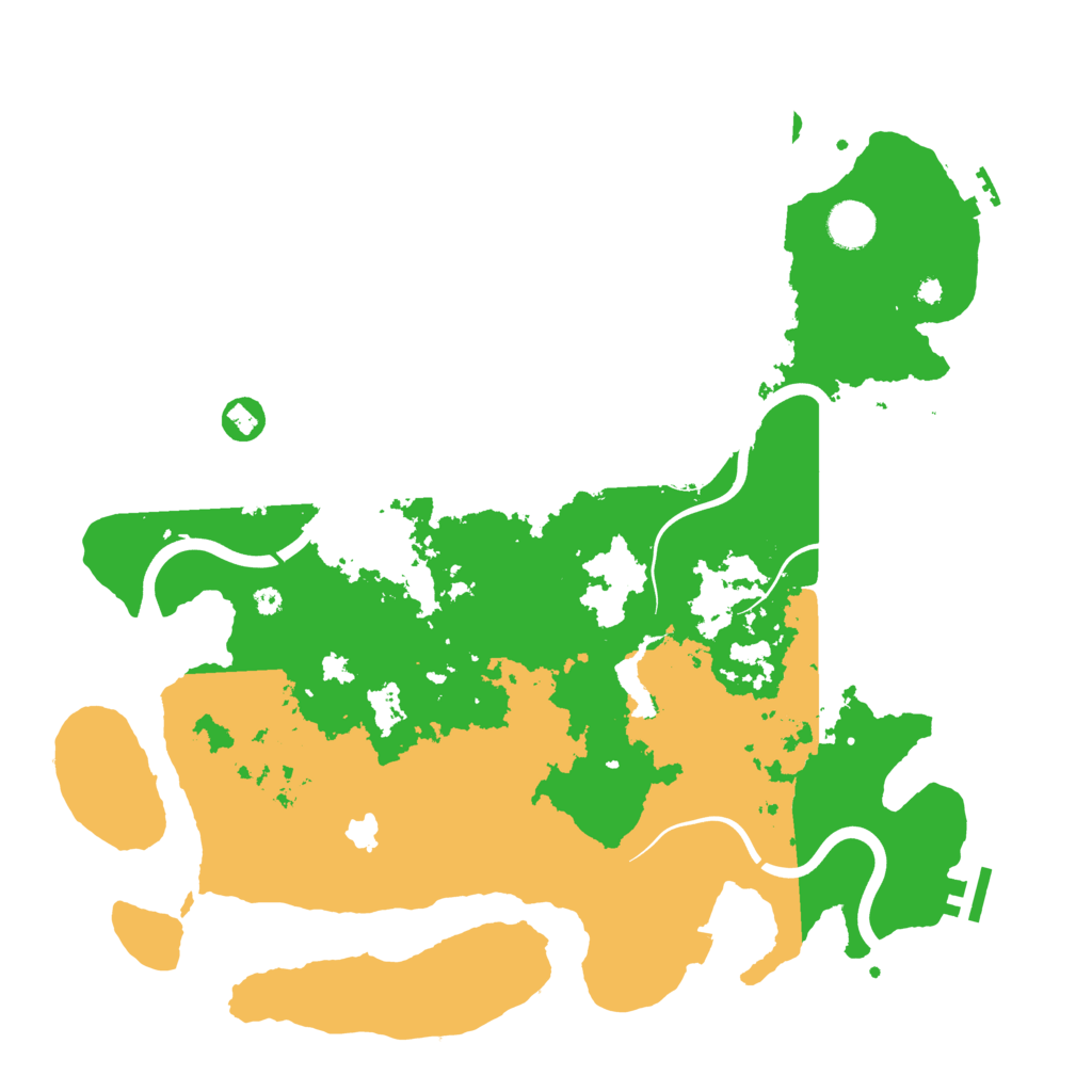 Biome Rust Map: Procedural Map, Size: 4000, Seed: 643324