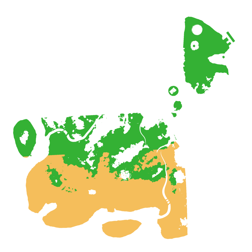 Biome Rust Map: Procedural Map, Size: 4250, Seed: 1760011242