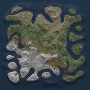 Thumbnail Rust Map: Procedural Map, Size: 4250, Seed: 4250, 15 Monuments