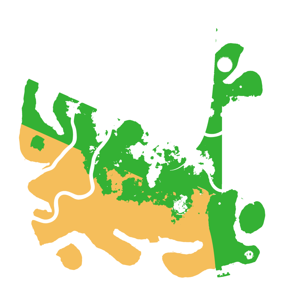 Biome Rust Map: Procedural Map, Size: 3500, Seed: 347683