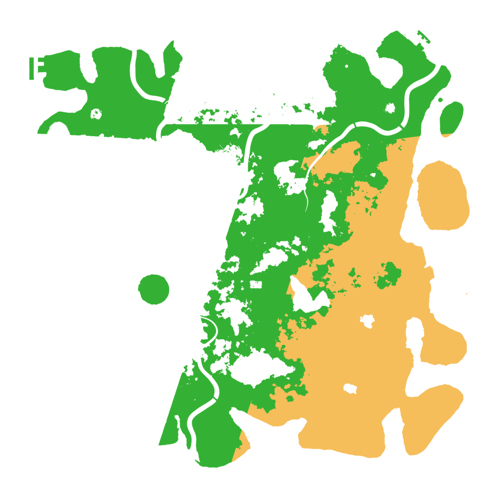 Biome Rust Map: Procedural Map, Size: 4500, Seed: 3650584
