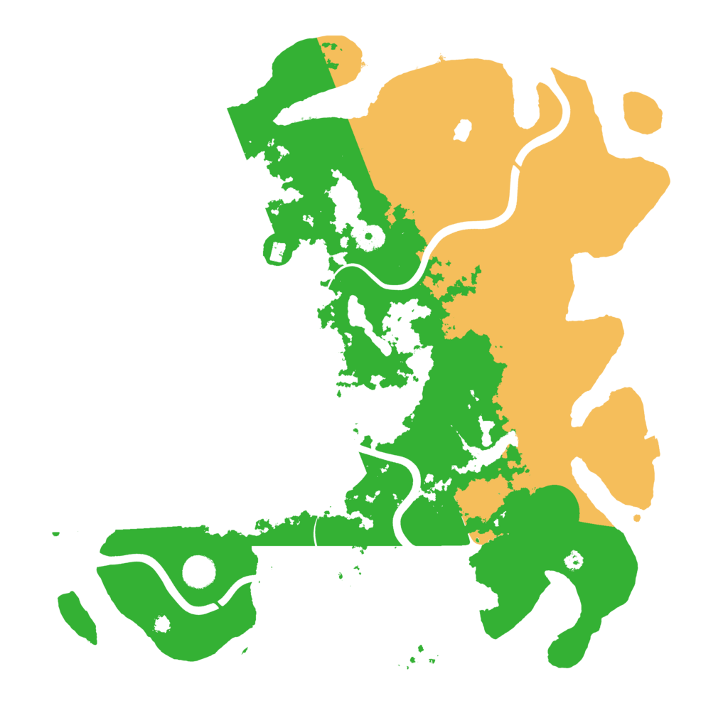 Biome Rust Map: Procedural Map, Size: 4000, Seed: 287946