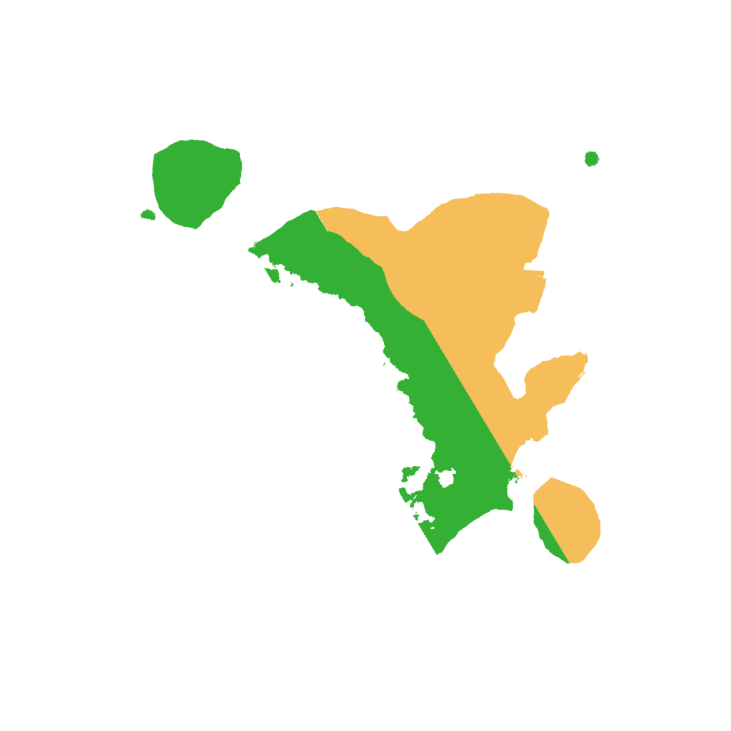 Biome Rust Map: Procedural Map, Size: 2000, Seed: 890714678