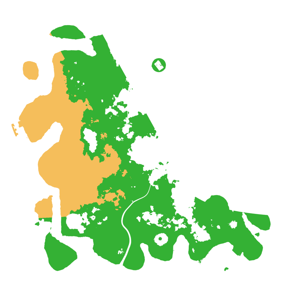 Biome Rust Map: Procedural Map, Size: 3500, Seed: 176063258