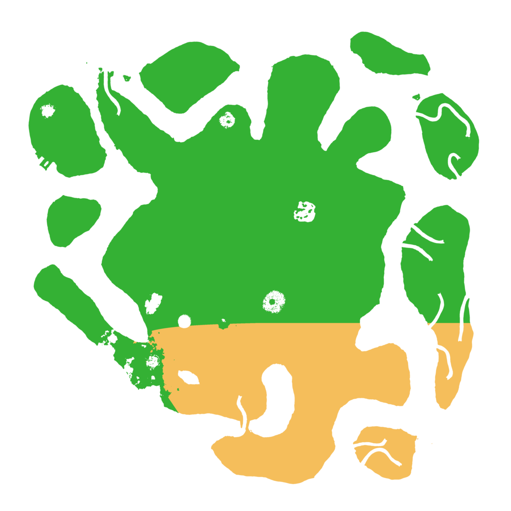 Biome Rust Map: Procedural Map, Size: 3500, Seed: 332211