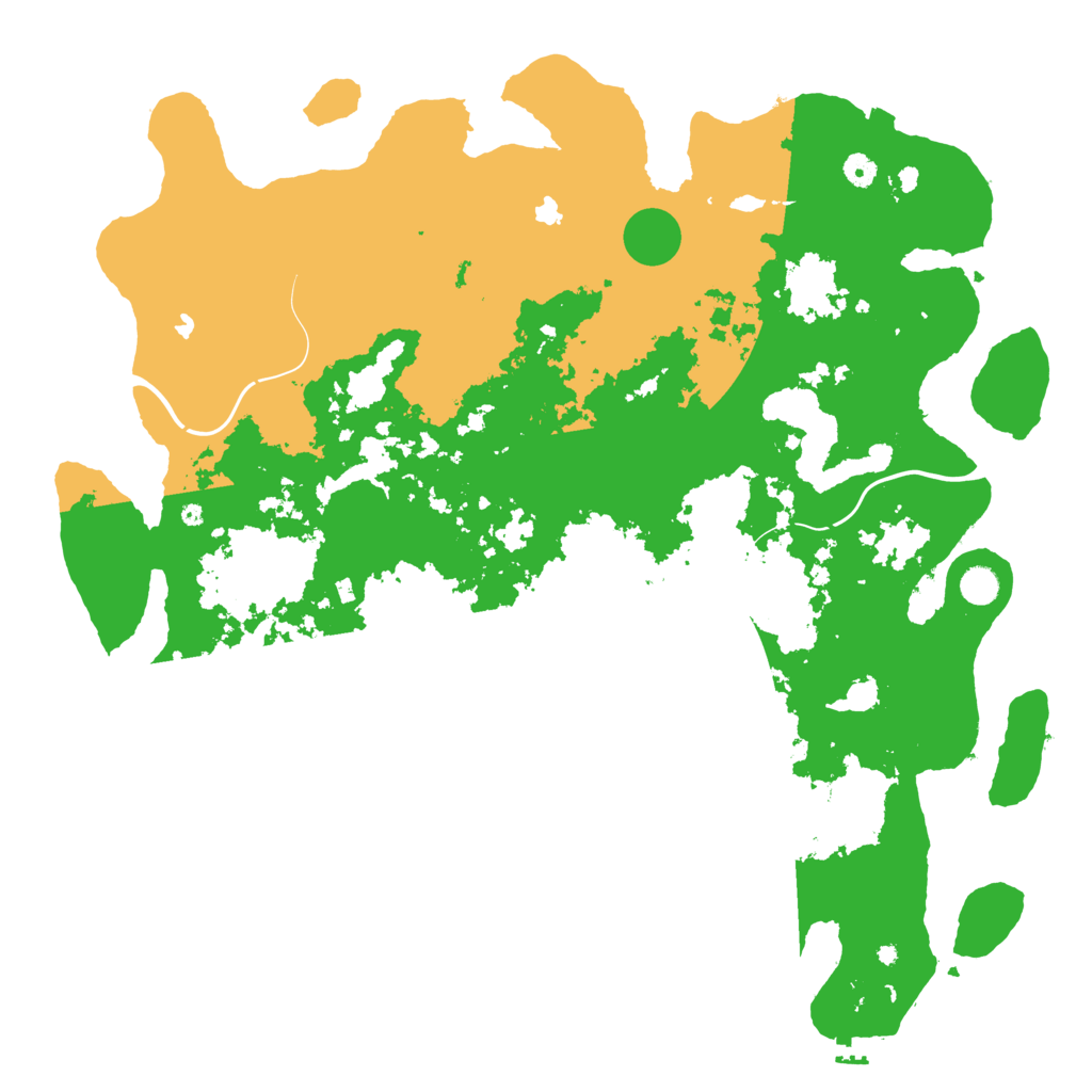 Biome Rust Map: Procedural Map, Size: 5000, Seed: 500500500