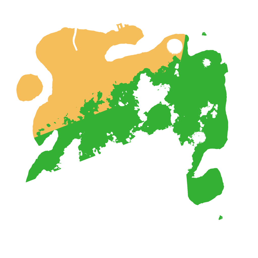 Biome Rust Map: Procedural Map, Size: 3000, Seed: 2002