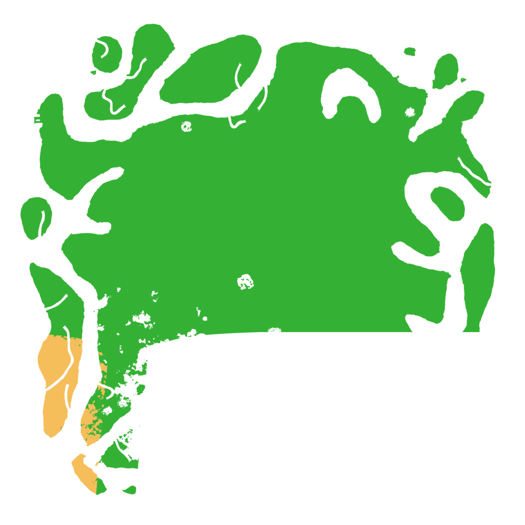 Biome Rust Map: Procedural Map, Size: 5000, Seed: 2134417994