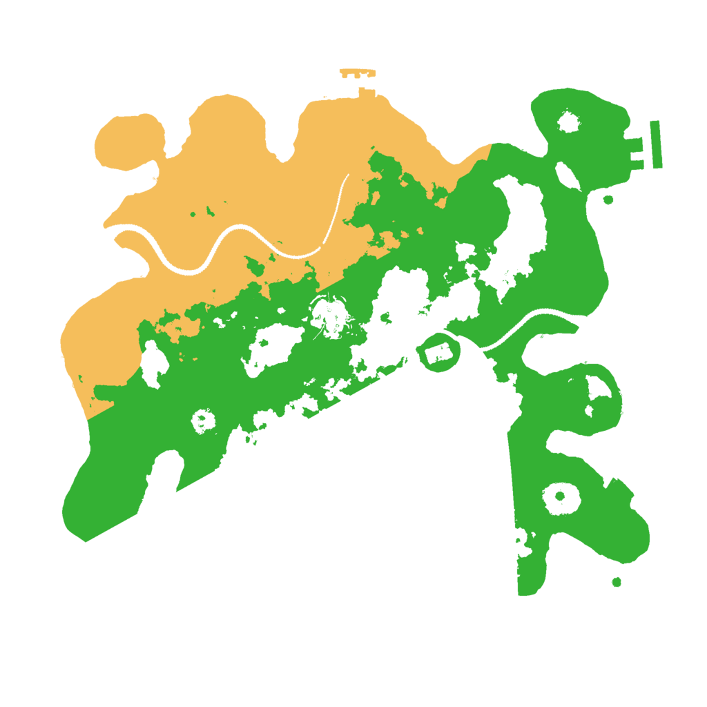 Biome Rust Map: Procedural Map, Size: 3000, Seed: 744930666